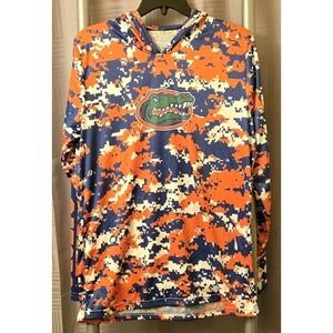 Florida Gators Adult Medium Orange Blue Hoodie Sweatshirt Made Loyal Pullover‎